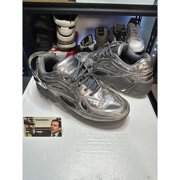 RARE Raf Simmons Cylon-21 Silver Size 43 EU/ 10 US Mens main image 6